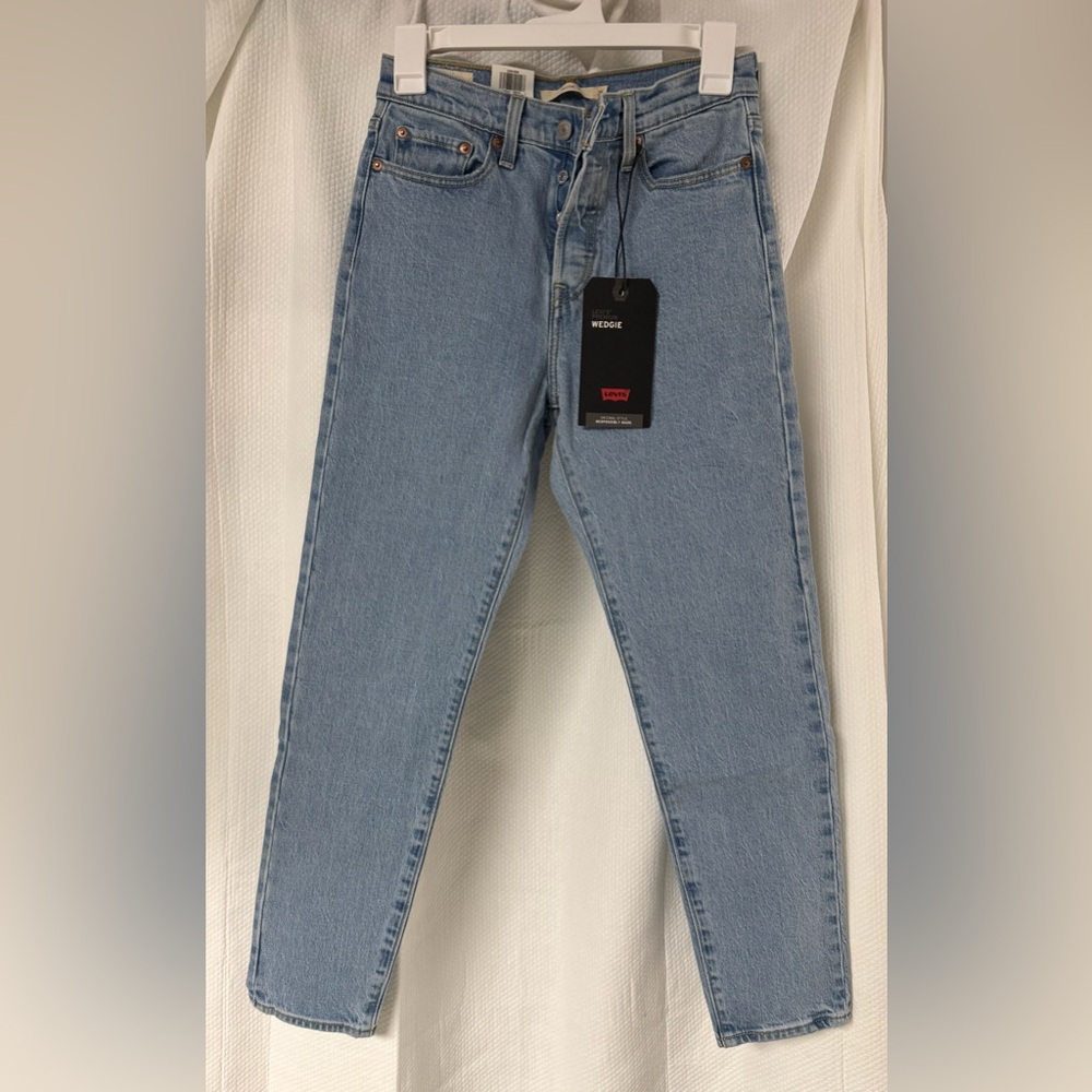 Levi's Sky Blue High Rise Jeans